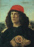 Botticelli, Sandro - Portrait of a Man with a Medal